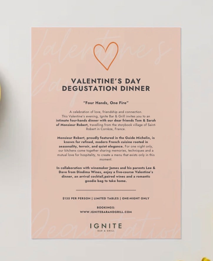 Four Hands, One Fire: A Valentine’s Evening of Culinary Connection